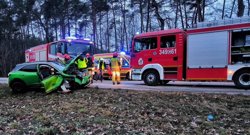 Wypadek w regionie. Policja poszukuje sprawców