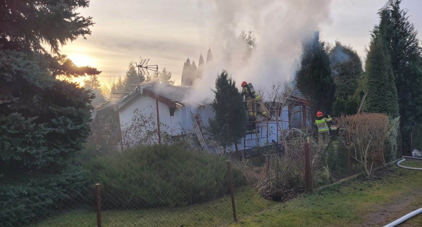 Pożar we Włocławku. 5 jednostek straży w akcji