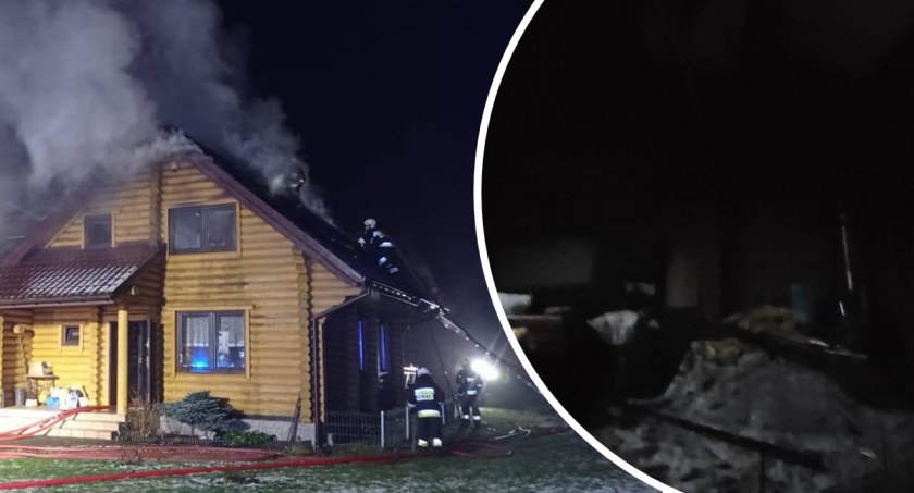 Tragedia w regionie. 7 zastępów gasiło pożar przez kilka godzin. Rodzina prosi o pomoc