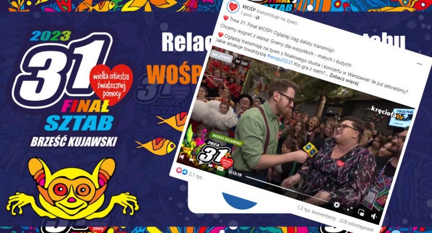WOŚP Brześć Kujawski na żywo w TVN. Historia Pani Weroniki i Ignasia kruszy najtwardsze serca