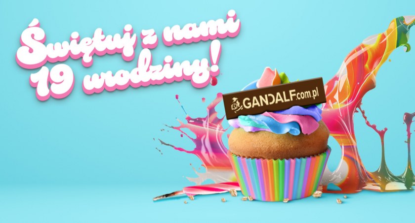 Świętuj urodziny Gandalf.com.pl! Lista atrakcji jest długa i różnorodna!