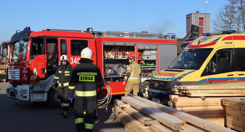 Region: Wypadek w tartaku. Mężczyzna trafił do szpitala