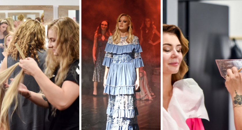 Wybieg Festiwal w Brześciu Kujawskim. Modelki, styliści, makijażyści i fryzjerzy podczas modowego show 