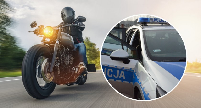 Motocyklista stracił panowanie nad pojazdem i wjechał do rowu. Trafił z obrażeniami do szpitala