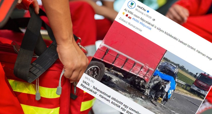 Tragedia na Węgrzech. Osobówka z mieszkańcami Włocławka uderzyła w polską ciężarówkę
