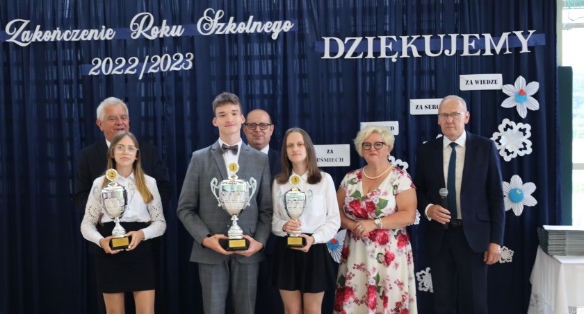 Zakończenie roku szkolnego 2022/2023 w Zespole Szkół w Boniewie