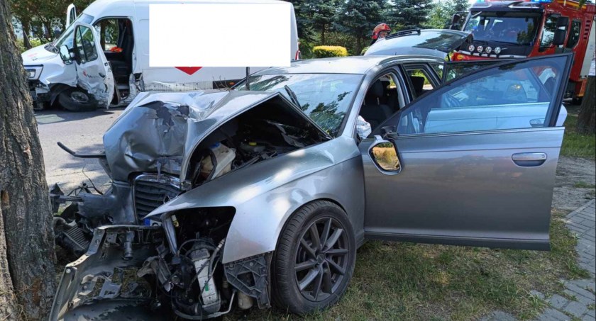 Wypadek w Brzeziu. 3 osoby w tym dziecko trafiły do szpitala [ZDJĘCIA]
