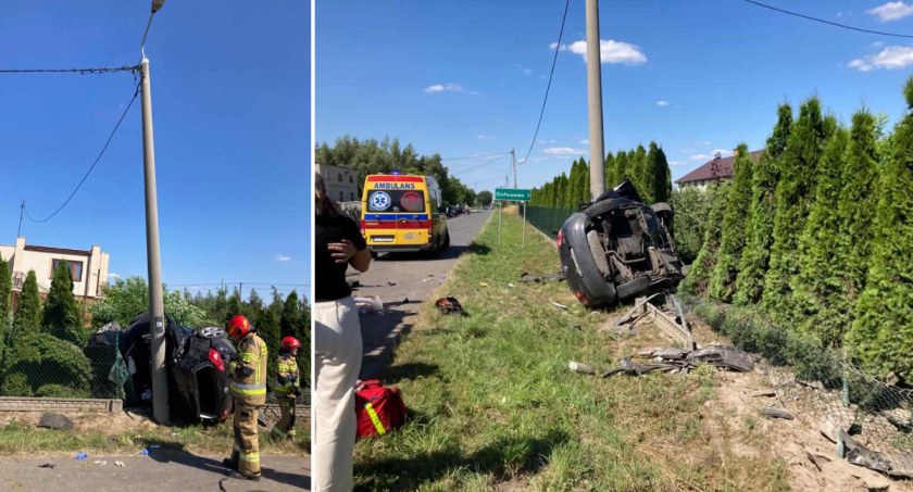 Makabryczny wypadek w Czerniewicach. 22-latka uderzyła w słup. Nowe informacje
