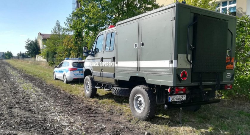 Znalazł granat na polu w regionie