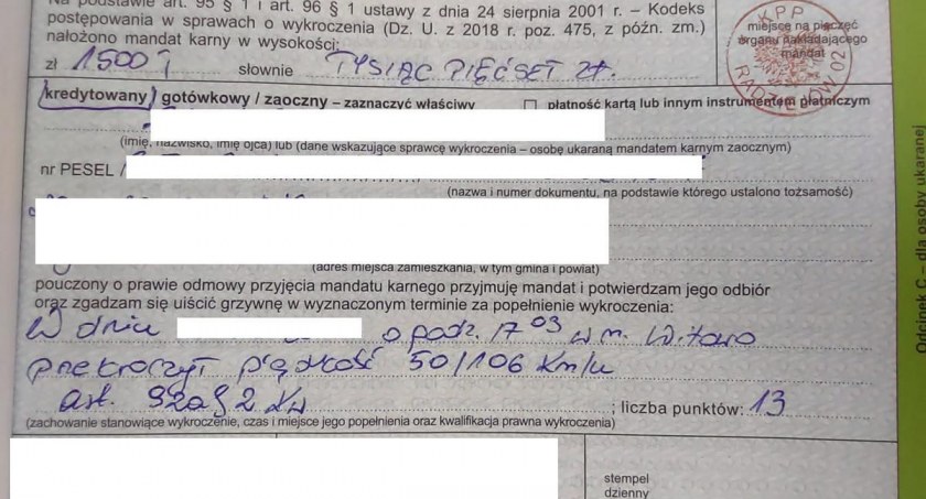 Sypią się mandaty. Kierowcy dostają bardzo wysokie kary i tracą prawa jazdy