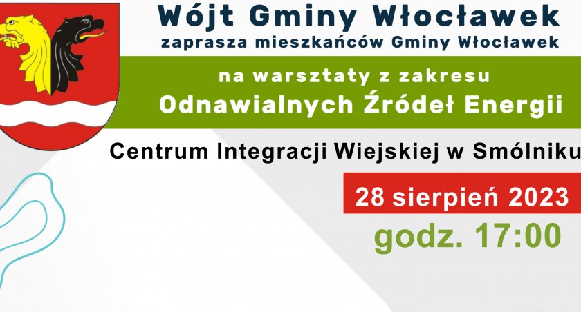 Gmina Włocławek realizuje projekt i zaprasza na spotkanie