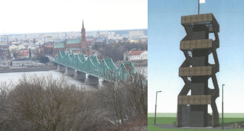 Wybudują wieżę widokową we Włocławku. Wykonawca inwestycji wybrany