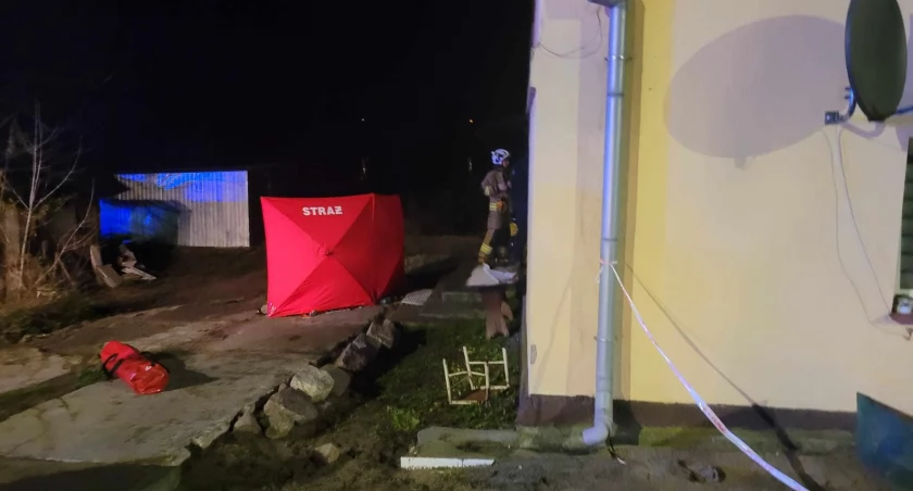 Tragiczny pożar w Lubieniu Kujawskim. Nie żyje kobieta [ZDJĘCIA]
