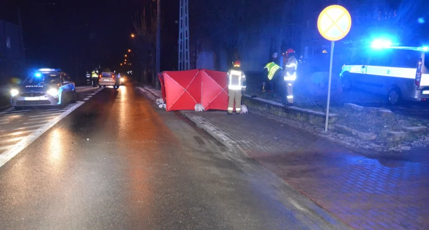 Tragiczny wypadek w regionie. Nie żyje pieszy [ZDJĘCIA]