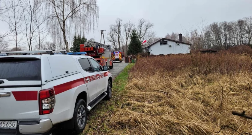 Pożar w Gminie Włocławek.  6 jednostek straży w akcji