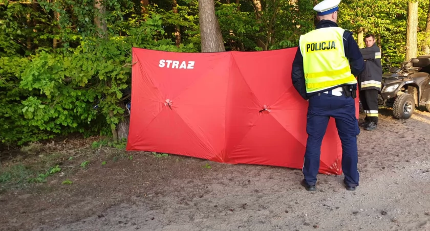 Śmiertelny wypadek motocyklisty w powiecie włocławskim [ZDJĘCIA]