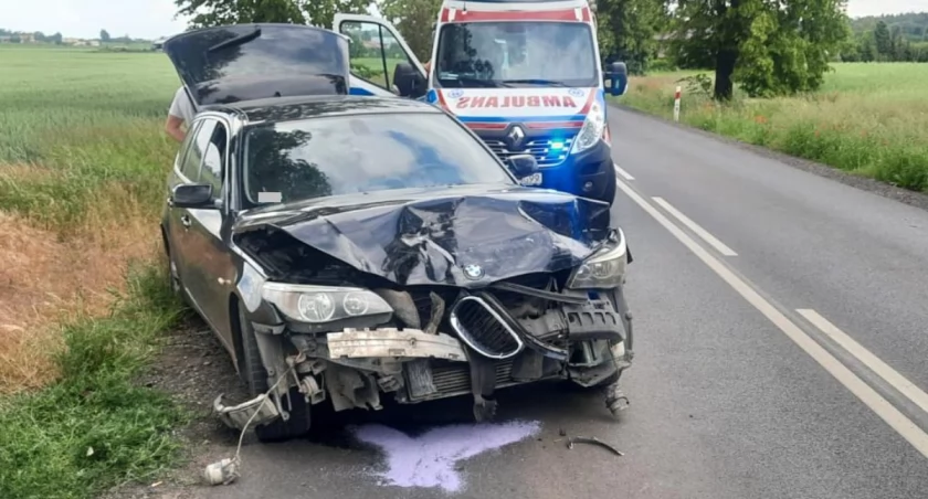 Zderzyły się czery auta w regionie. Sprawca karambolu był pijany [ZDJĘCIA]