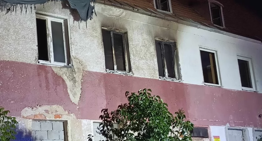 Pożar przy Jagiellońskiej we Włocławku. Prawdopodobne podpalenie
