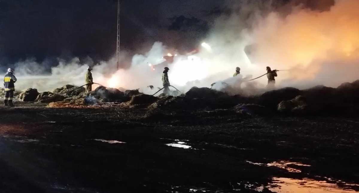 Pożary na terenie gminy Lubień Kujawski. 7 jednostek straży w akcji