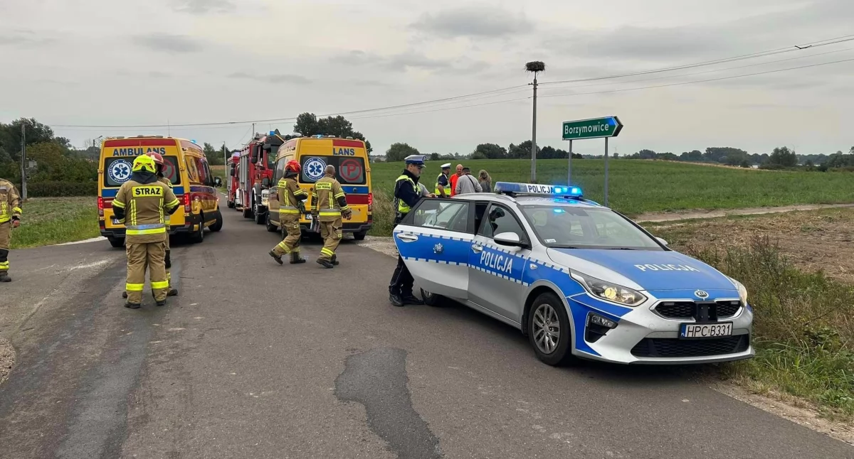 Dwie osobówki zderzyły się w powiecie włocławskim