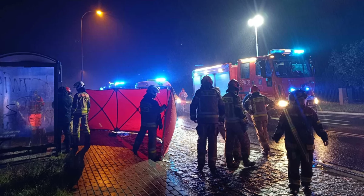 Wypadek w powiecie włocławskim. Dwie osoby trafiły do szpitala
