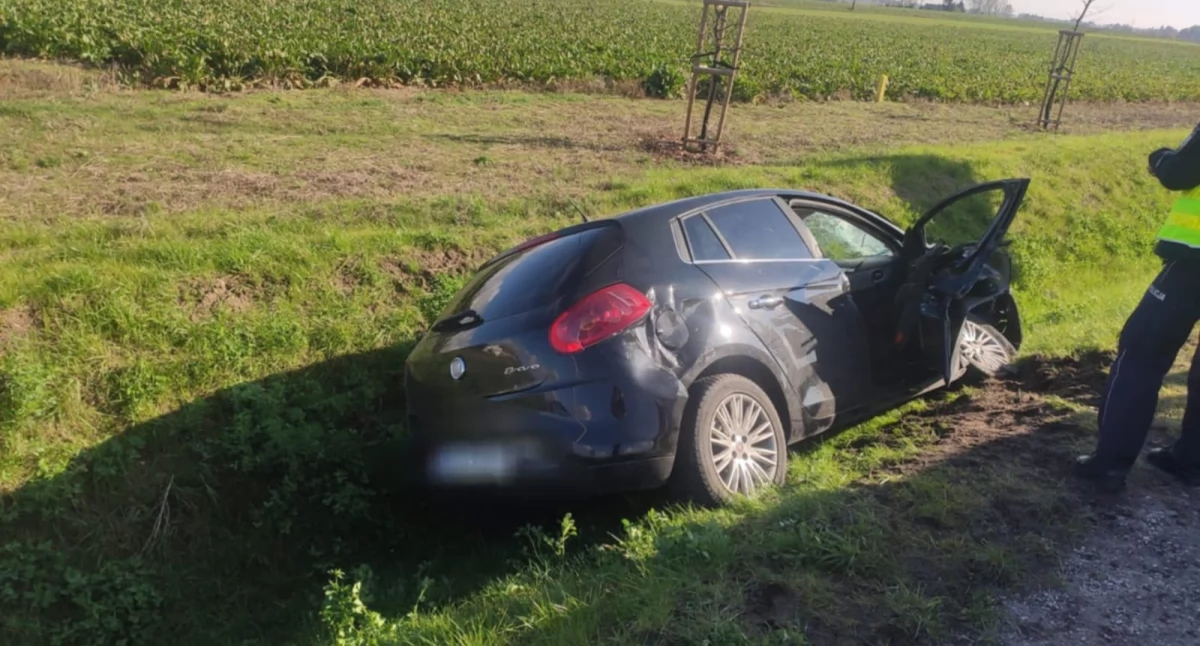 Osobówka zderzyła się z samochodem dostawczym na obwodnicy Lubrańca