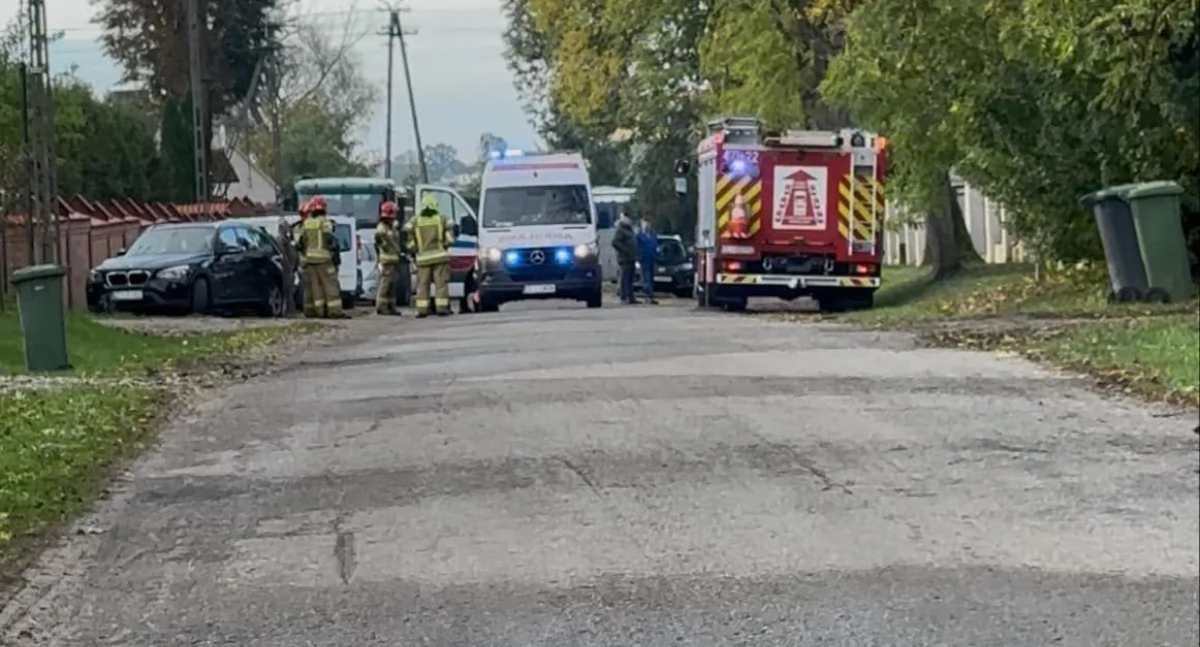 Wypadek podczas remontu szkoły. Lądował śmigłowiec LPR