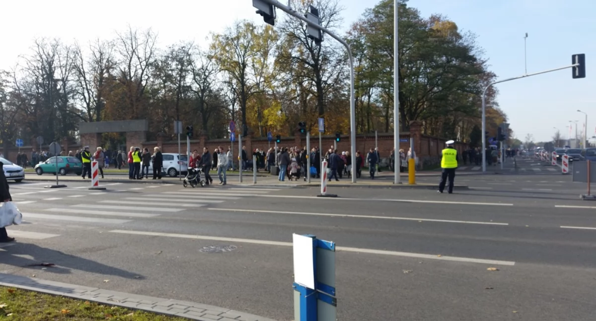 Zmieniła się organizacja ruchu przy Hali Mistrzów we Włocławku