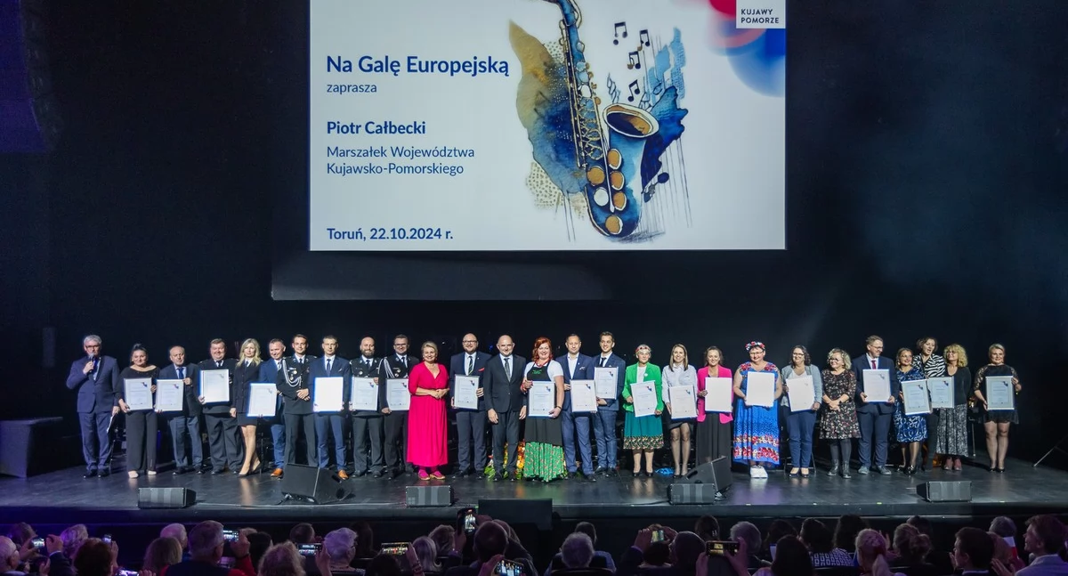 Gala europejska z nagrodami. Laureatami OSP z powiatu włocławskiego