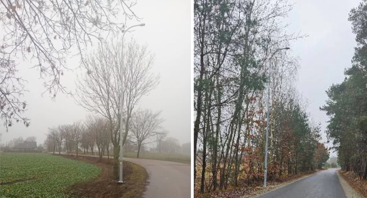 Nowe oświetlenie drogowe w Gminie Włocławek