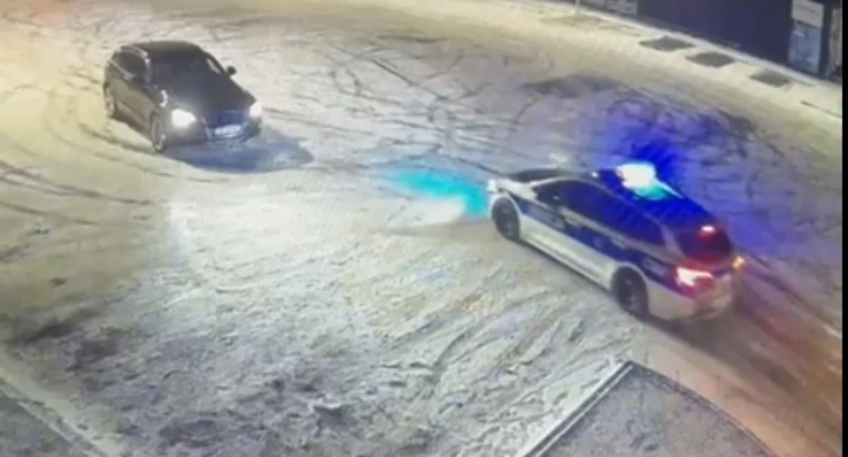 Driftował na parkingu. 22 latek z powiatu włocławskiego dostał kilkaset złotych mandatu