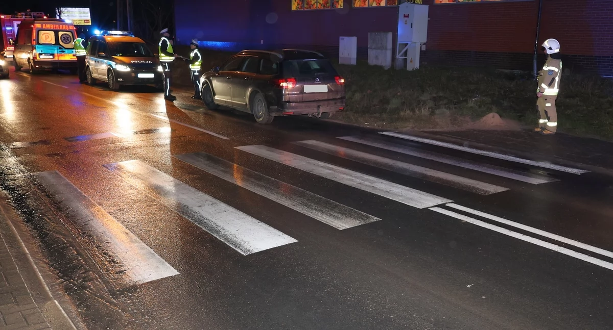13-latka potrącona na przejściu dla pieszych w regionie