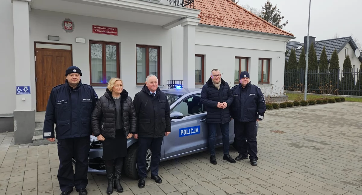 Nowe radiowozy dla policji w Kowalu i Brześciu Kujawskim 