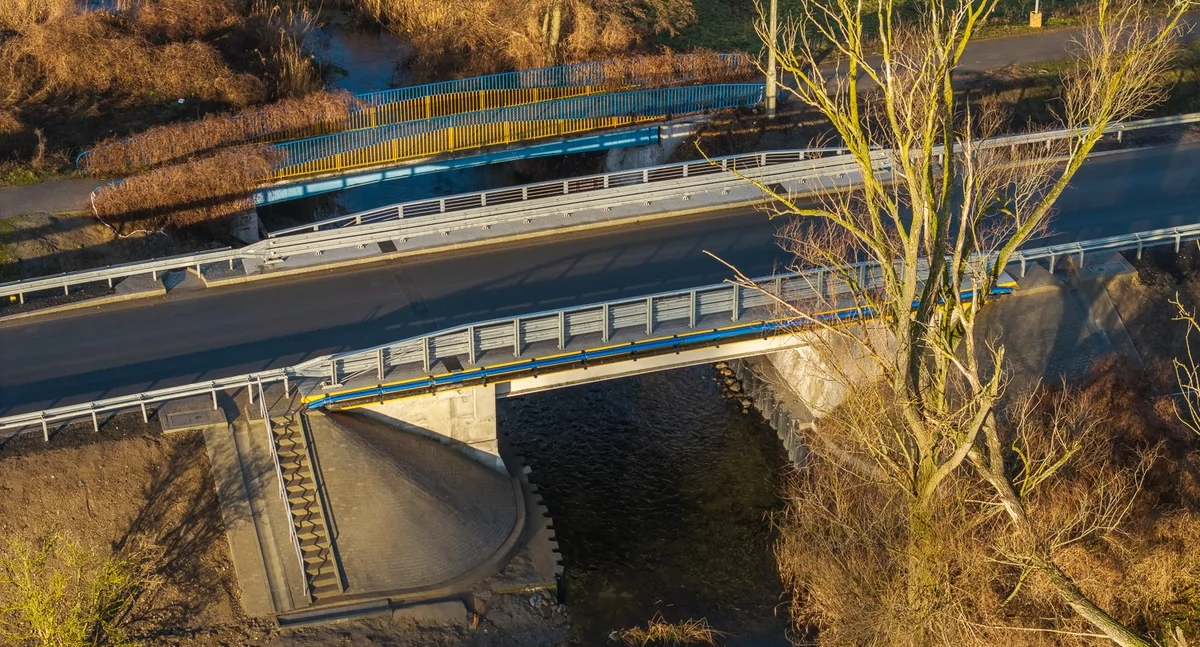 Most nad Zgłowiączką w Wieńcu przejezdny! Modernizacja drogi wojewódzkiej nr 268 postępuje