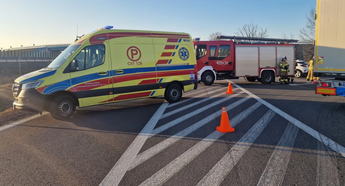 Tragiczny wypadek na DK91. Motocyklista zginął na miejscu