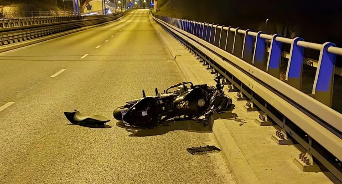Tragiczny wypadek motocyklisty w regionie
