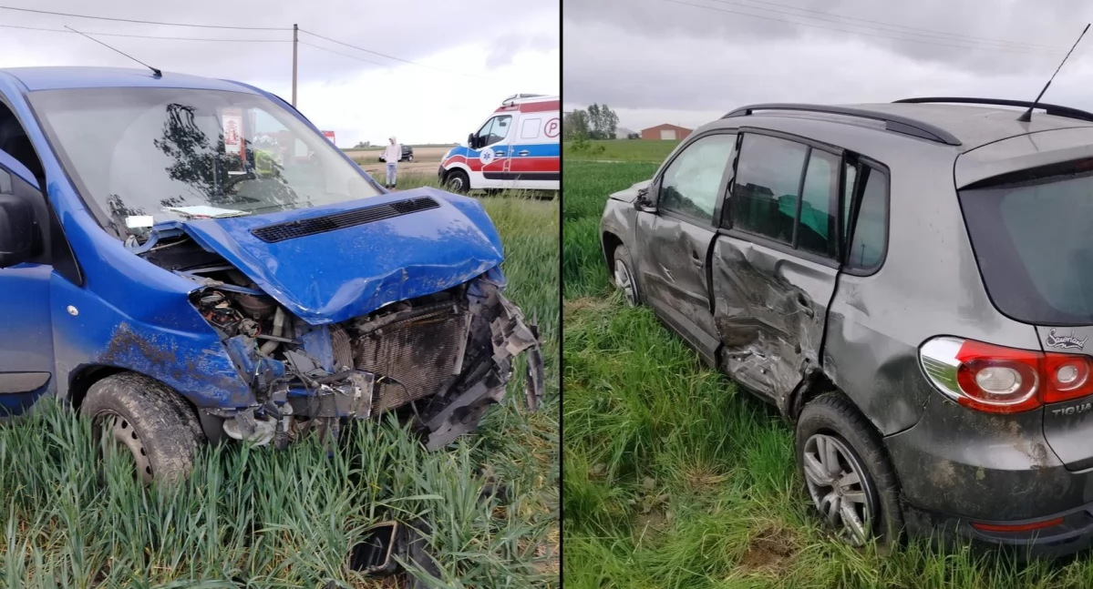 Nie ustąpił pierwszeństwa – dwa auta rozbite 