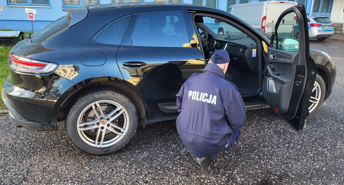 Porsche za 430 tys. odzyskane. Obywatel Litwy z zarzutami
