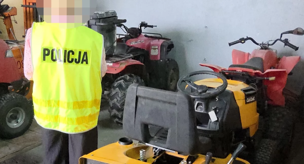 Sprzęt ogrodniczy, motocykle, ciągniki – 40-latek okradał gospodarstwa w powiecie włocławskim