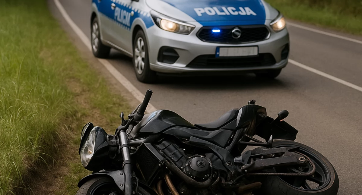 Wypadek w Łączewnie w Gminie Boniewo: Motocykl Wywrócony, 13-latka Ranna!
