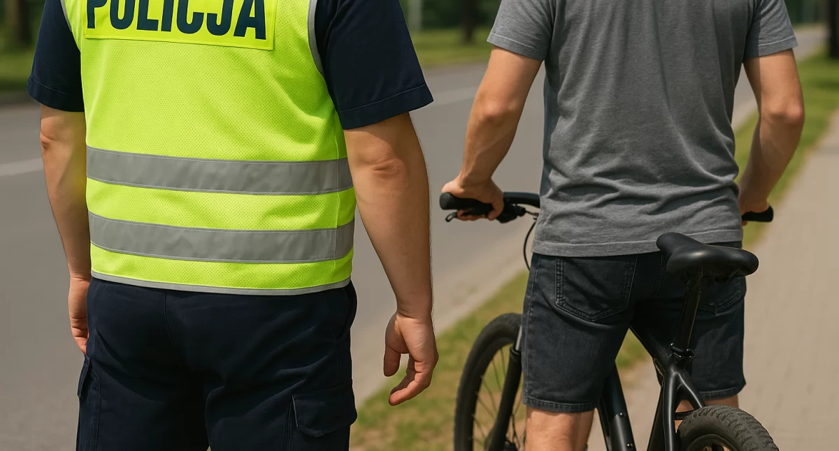 Jechał rowerem z 3 promilami! Rekordowa wpadka pod Włocławkiem