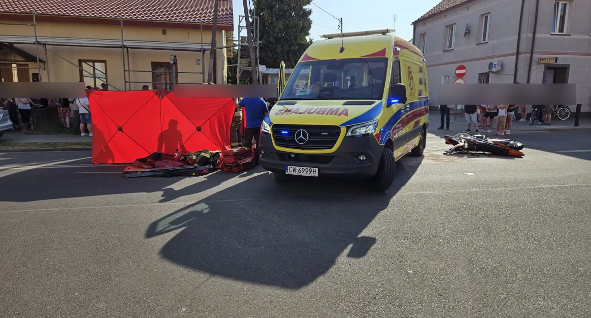 Śmiertelny wypadek w powiecie włocławskim. Nie żyje 20-letni motocyklista