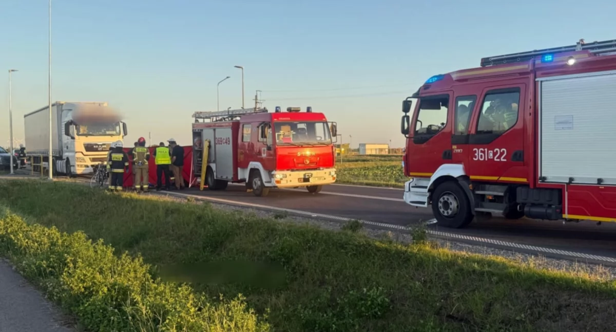 Śmiertelny wypadek w powiecie włocławskim. Nie żyje rowerzystka 