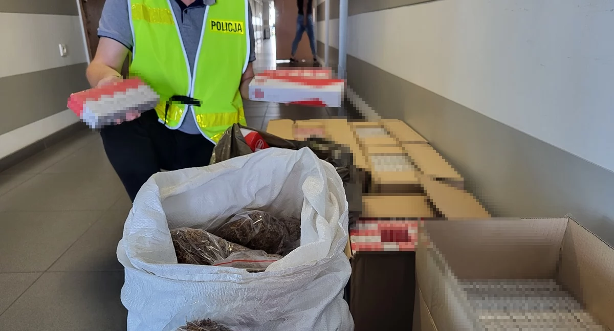 Tytoniowy magazyn w powiecie włocławskim! Policja rozbiła nielegalny proceder