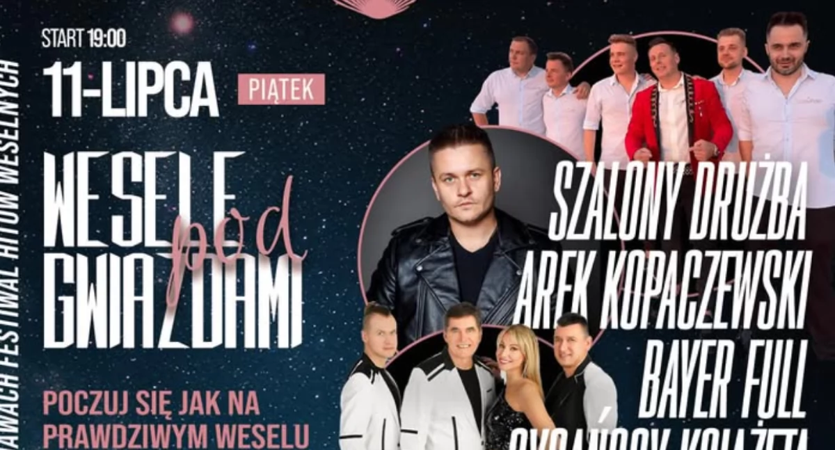 Gwiazdy disco polo rozkręcą Wesele pod Gwiazdami w Lubrańcu – nie przegap największej imprezy lata!