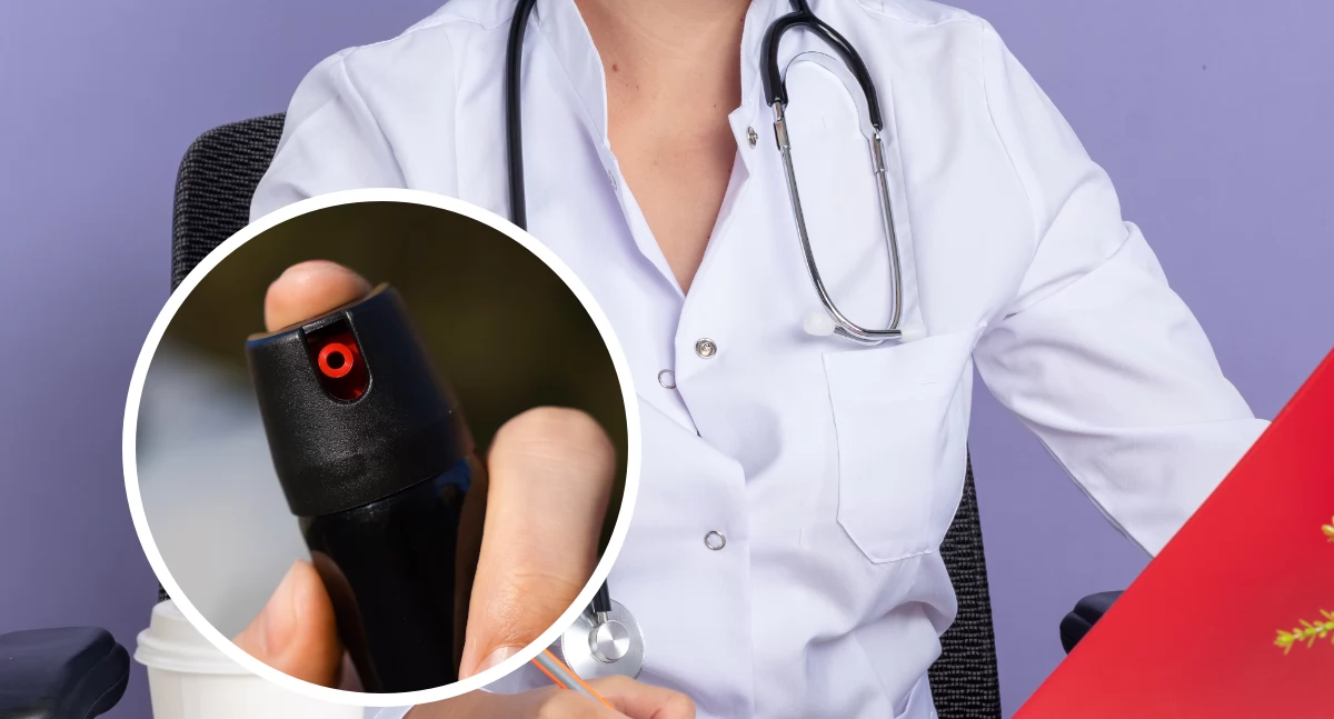 Napad w jednej z przychodni we Włocławku. 39-latek użył gazu pieprzowego wobec lekarki
