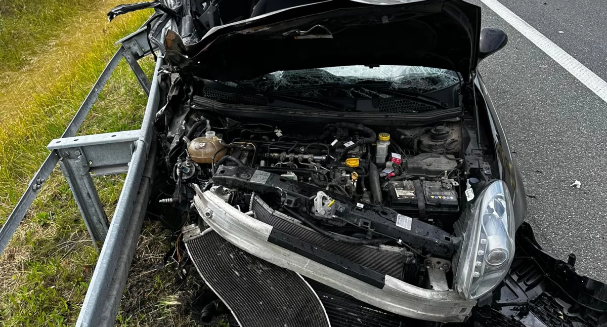 Wypadek na A1 w regionie. Jedna osoba poszkodowana, spore utrudnienia