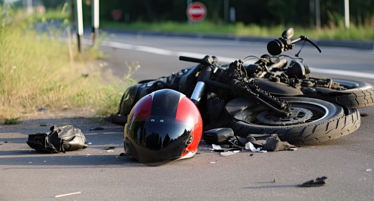 Wypadek w Szpetalu Górnym: Motocyklistka złamała sądowy zakaz i trafiła do szpitala