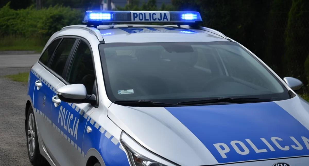 Auto w rowie, kierowcy brak. Poranna interwencja w Pikutkowie