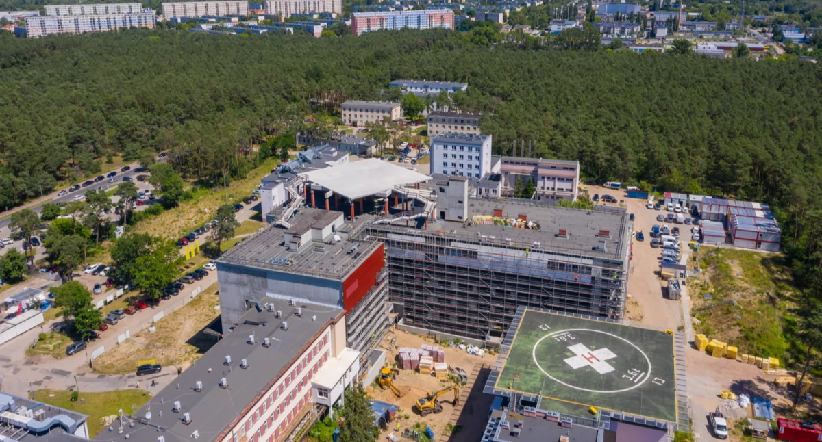 Szpital we Włocławku rośnie w oczach – zobacz najnowsze zdjęcia